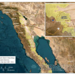 A map that illustrates the range of the peninsular bighorn sheep as of June 2026.